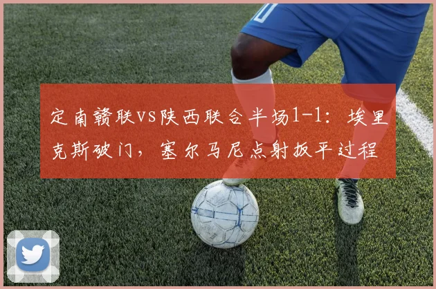 定南赣联vs陕西联合半场1-1：埃里克斯破门，塞尔马尼点射扳平过程解析